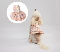 Peach Daisy Dress - TimDog Fashions